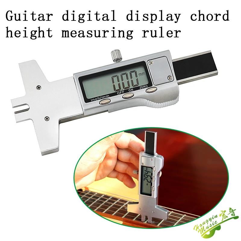 Guitar Digital Display String Distance Ruler String Height Measurement
