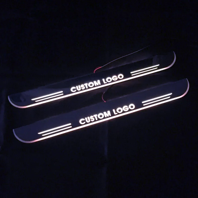 Led движущиеся двери scuff для Mercedes benz GLS350 GLS400 GLS450 GLS500 X166 динамический порог пластина
