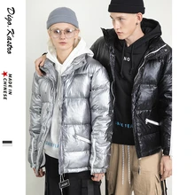 Трендовые оригинальные пуховики для мужчин/женщин, Зимние Теплые повседневные пуховики, индивидуальная верхняя одежда для пар, пуховики