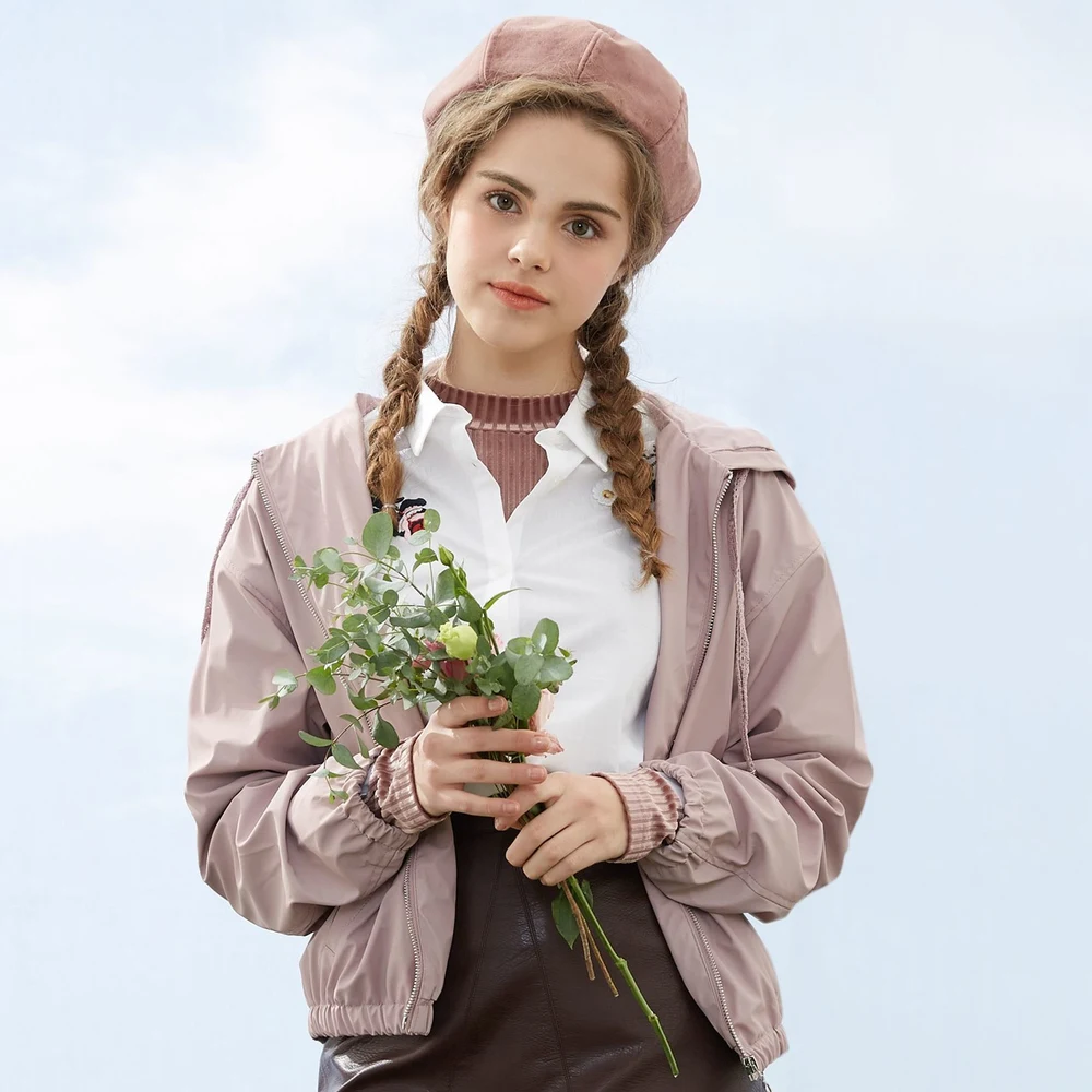 incredible Metersbonwe 2019 Fashion Windbreaker Jacket Women Autumn Coats Casual Basic Bomber Jackets Thin Wom