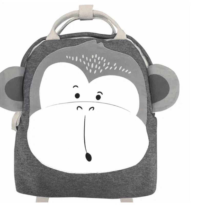 3-8 Years Old Kids School Bag Boys Girls Backpack Nordic Style Cartoon Animal Children Snack Toy Storage Bag Baby Backpack 3