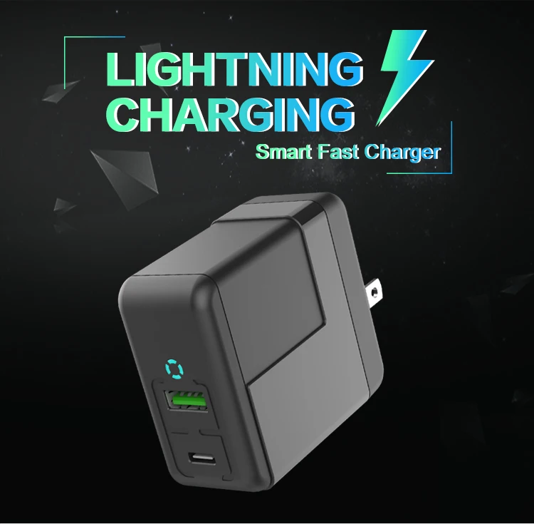 HKHUIBANG USB зарядное устройство портативное быстрое зарядное устройство QC3.0 для huawei Xiaomi samsung QC3.0 дорожный адаптер type-c PD зарядное устройство для iPhone 11