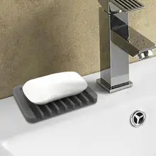 Мыльница, держатель для мыла, чехол-подставка, лоток для душа, ванной комнаты, кухни, гибкие силиконовые мыльницы, предотвращающие плавление Q3