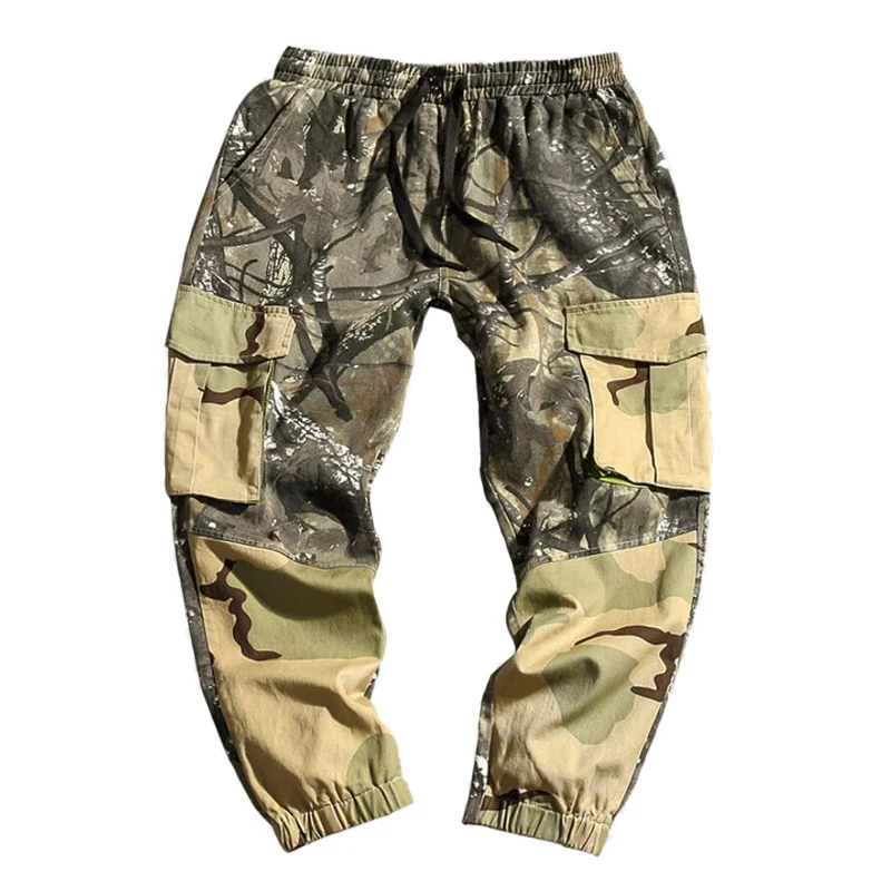  Urban Overalls Outwear Camo Tactical Pants Men Multi-pocket Harem Pants City Tactical Cargo Pants M