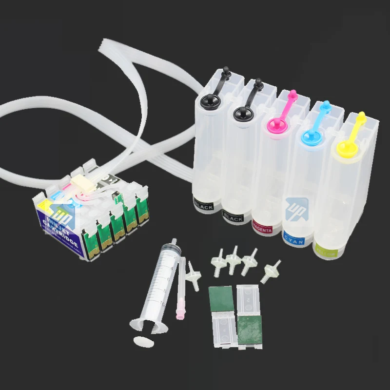 NON-CIS INK SYSTEM CISS for epson T1100 continuous ink supply system with auto reset chip T0731HN/T0731HN/T1032/T1033/T1034