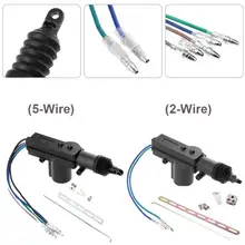 Universal 12V Car Central Locking System Anti-theft Central Lock 2/5 Wires Solenoid Actuator