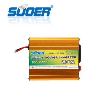 

Suoer【 Modified Sine Wave Inverter 】12V 230V 200VA modified sine wave inverter （SAA-200AF）