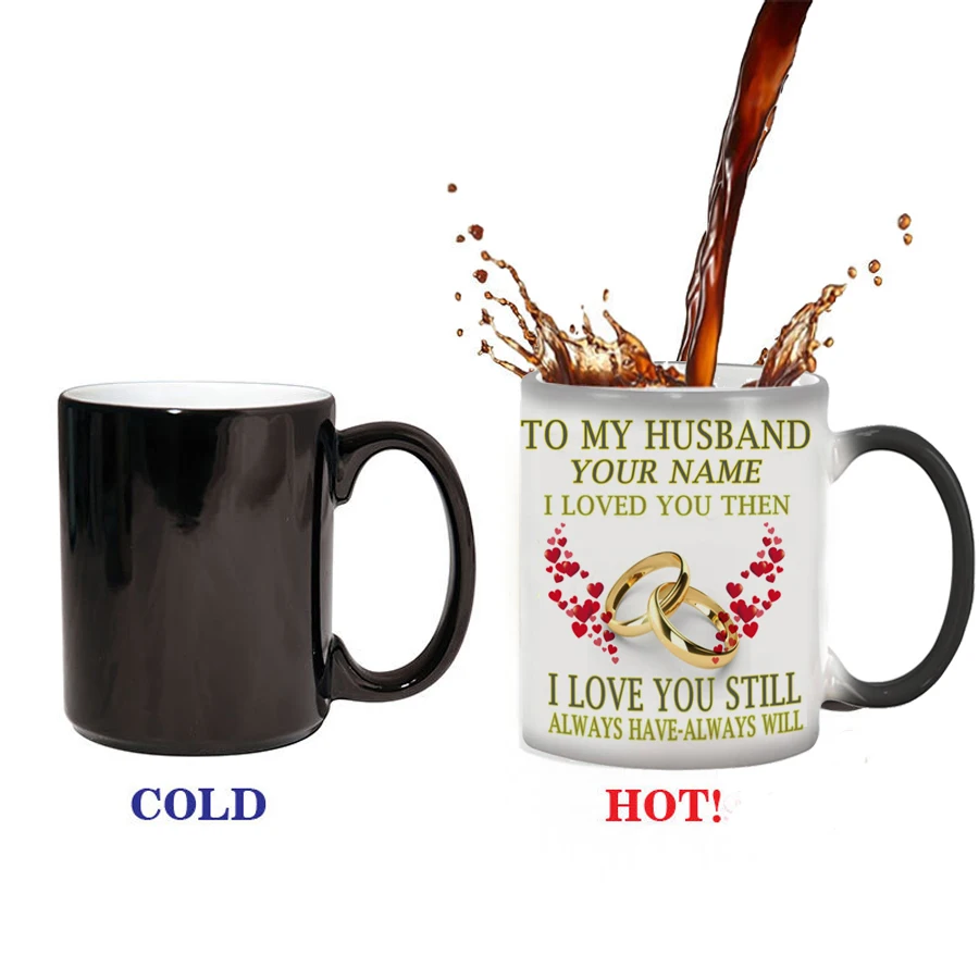 to my husband color changing mug