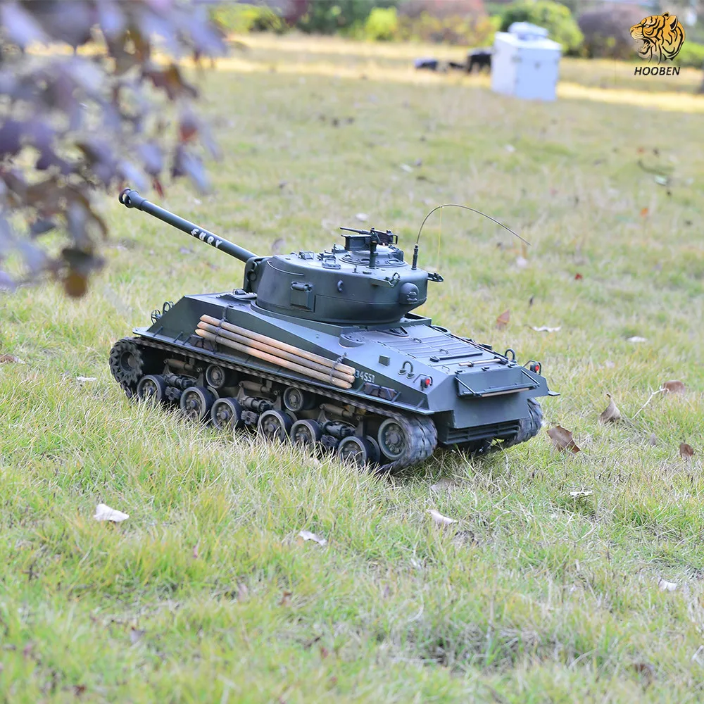 HOOBEN 1:10 U.S. FURY M4A3E8 Sherman Brad Pitt Средний бак RTR готов к запуску мастер живописи половина