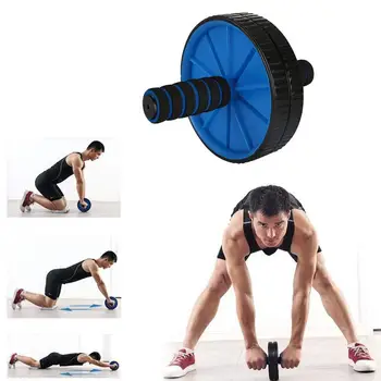 

Abdominal Roller Exercise Wheel Fitness Equipment Mute Training Back For Arms Supplies Roller Belly Core Body Trainer Shape D7C2