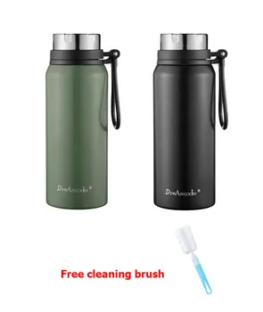 

Hot sale Large Capacity 800ML Stainless steel 304 vacuum Flasks Keep Warm&Cold Thermal water bottle Thermos cup military style