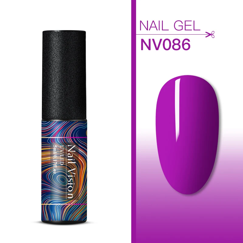 Nail Vision 5 мл УФ-гель для ногтей для маникюра 176 цветов Гель-лак Полупостоянный Гель-лак для нейл-арта инструменты для самостоятельного дизайна - Цвет: EES06681