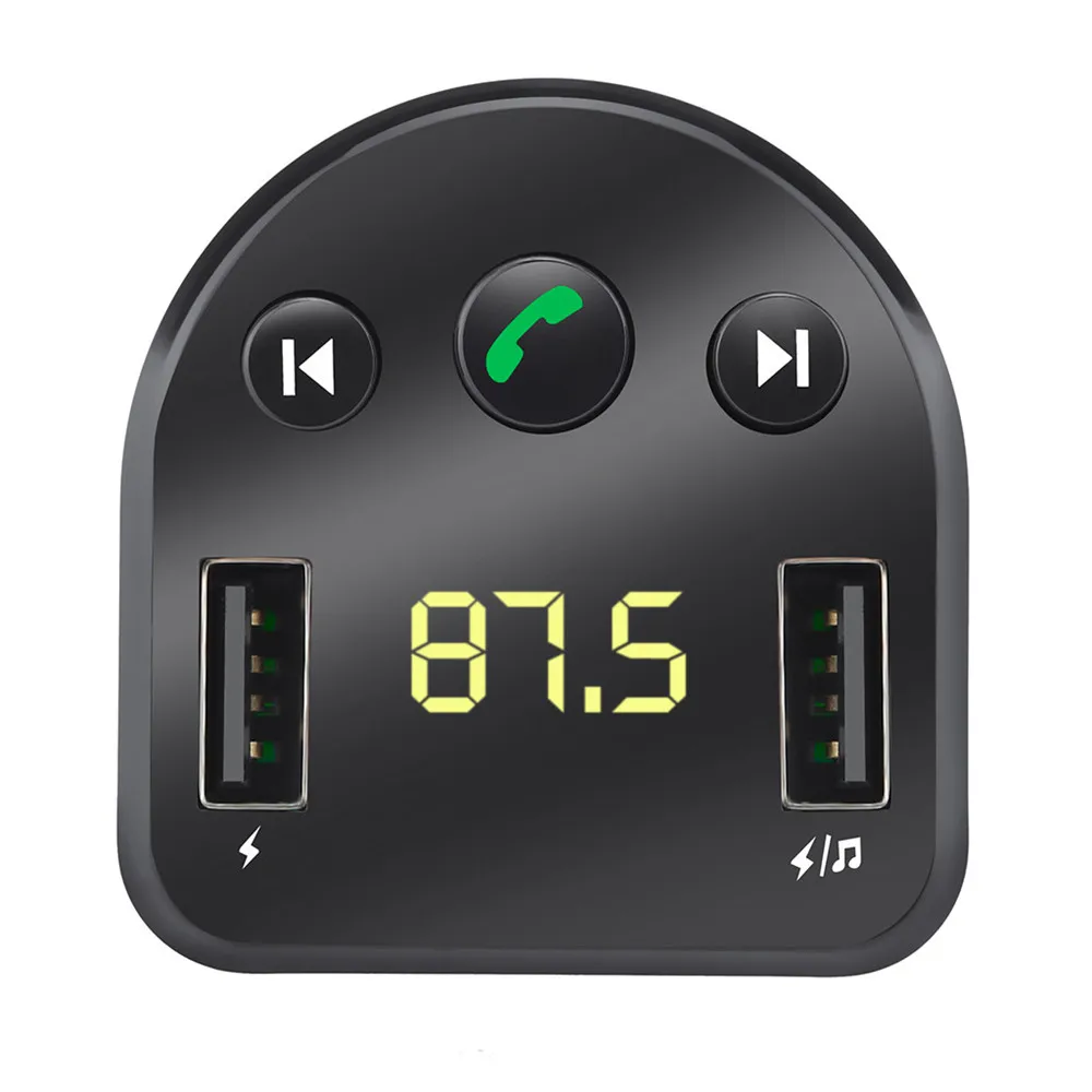 Автомобильный комплект громкой связи, беспроводной Bluetooth, fm-передатчик, ЖК-дисплей, Автомобильный MP3-плеер, USB зарядное устройство, fm-модулятор, автомобильные аксессуары, адаптер питания
