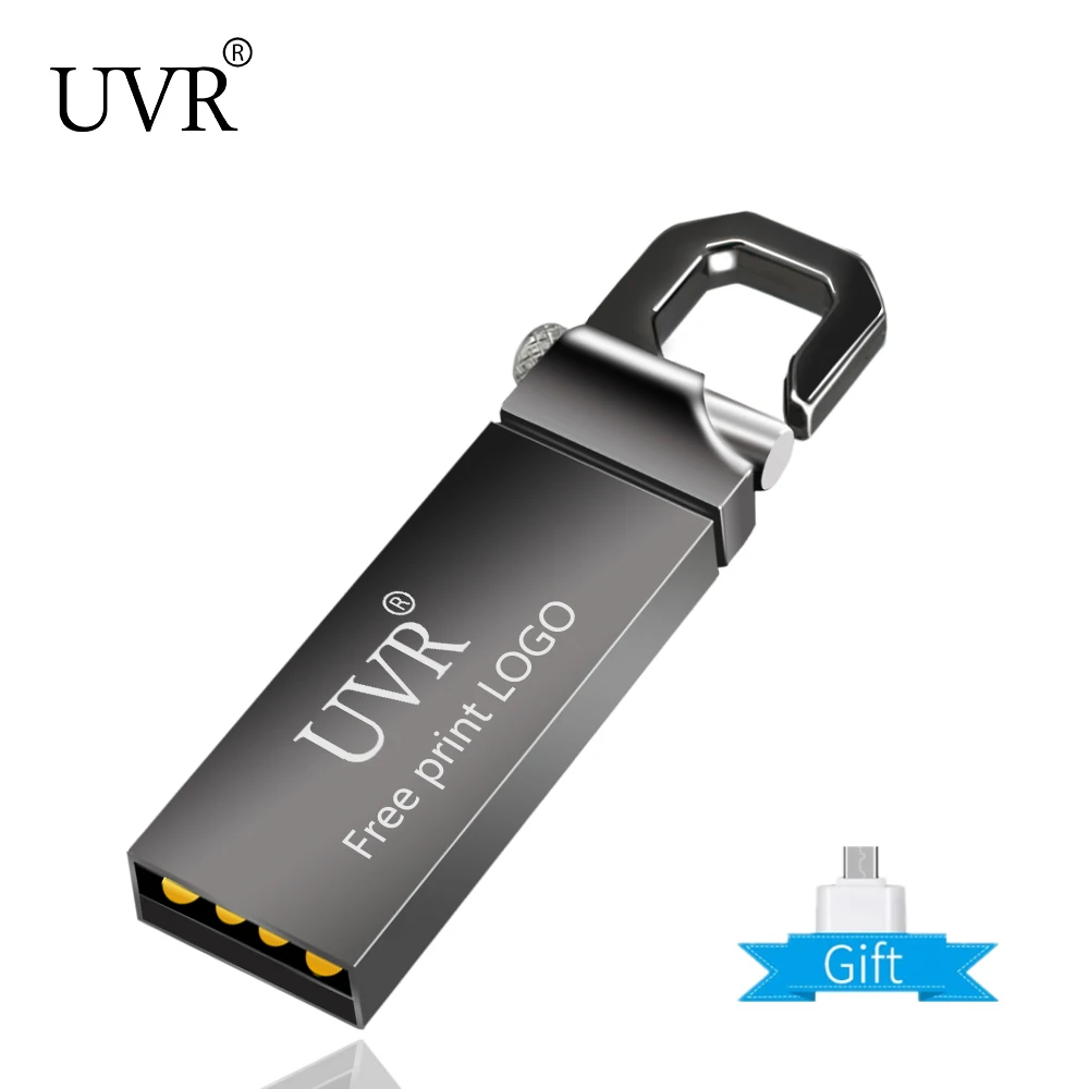 gray USB Металлический usb флеш-накопитель 8 ГБ, флеш-накопитель 64 ГБ, флеш-карта памяти 16 Гб, usb 2,0, флеш-накопитель 32 ГБ, память usb 128 ГБ, ключ, печать логотипа - Цвет: gray USB