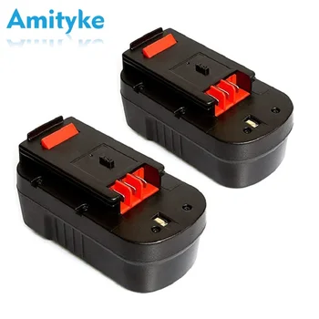 

Amityke 18V 3.0Ah NI-MH Replacement Battery 2 Pack for Cordless Tools HPB18 HPB18-OPE 244760-00 A1718 FS18FL FSB18 Firestorm