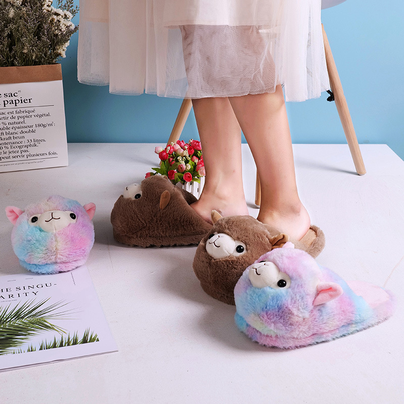 Alpaca Furry Slippers
