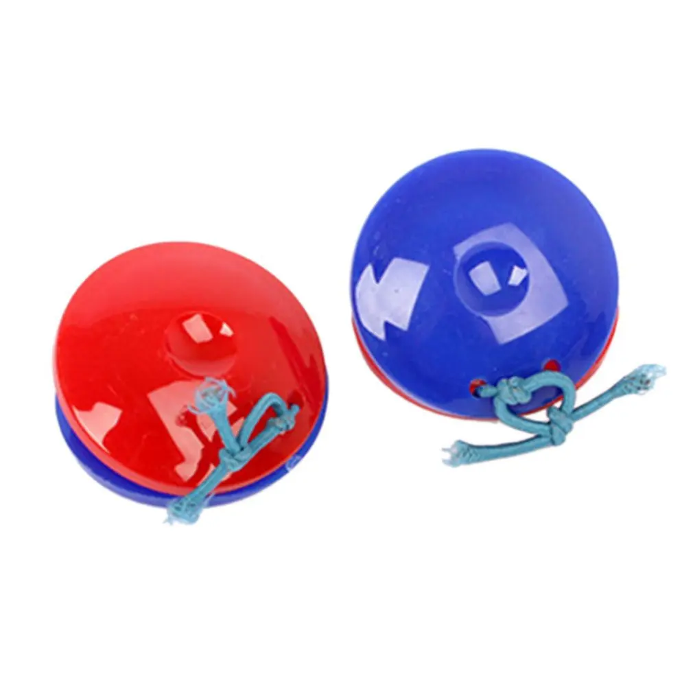 Orff World пластиковая Кастанет круглая красная синяя детская музыкальная игрушка ударные инструменты Музыкальный ритм чувство раннего образования