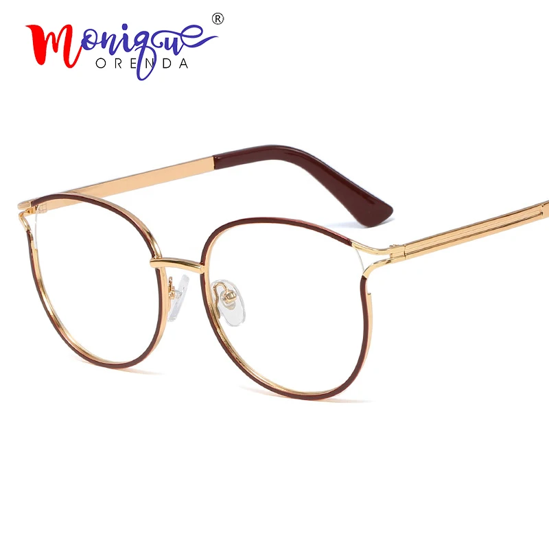 Fashion TR90 frame classic cat eye metal frame glasses women men luxury vintage style optical glasses for reading
