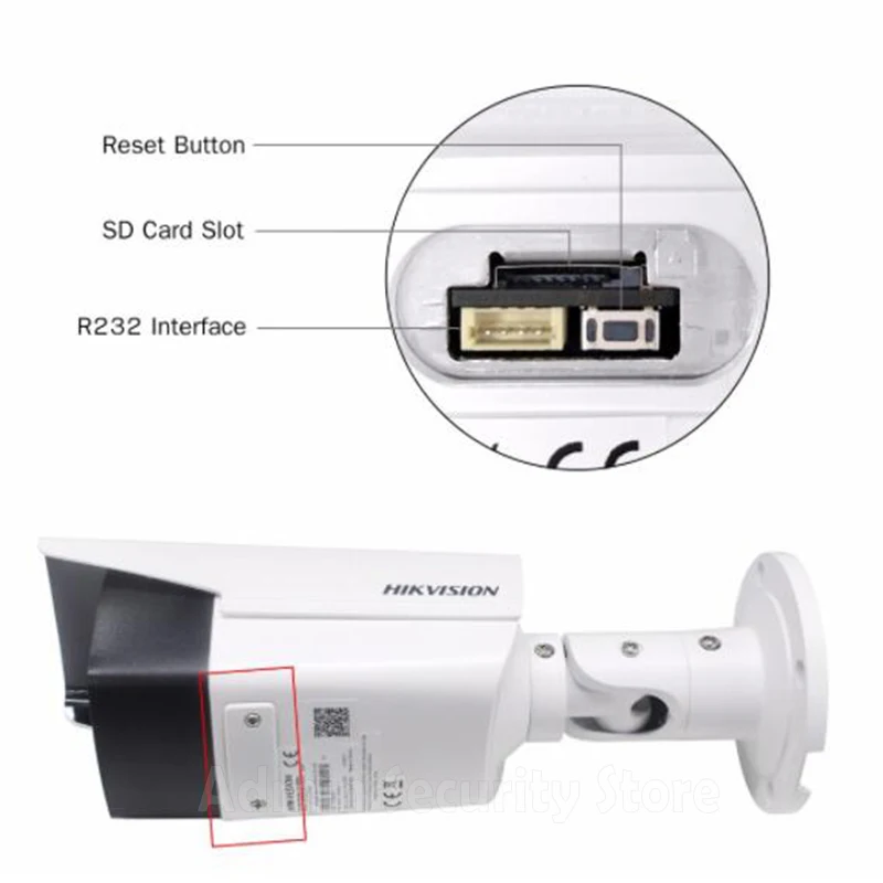 mouse or rat Abbreviation Clamp Hikvision English Version IP housing DS-2CD2T55FWD-I5 5 MP Network Bullet  Camera POE SD card 50m IR Replace DS-2CD2T55-I5 - AliExpress