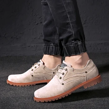 

casual mens oxfords italian genuine leather shoes luxury brand mens Handmade lace up outdoor fashion moccasins men shoes