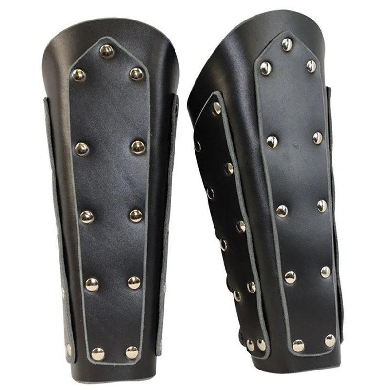 Средневековый Gauntlet мужской старинный браслет Bracer Панк Крест бандаж на руку