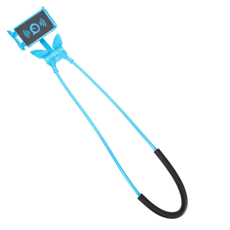 360 Degree Lazy Neck Phone Holder Stand For Flexible Hanging Neck Lazy Chain Bracket Cell Phone Holder Stand