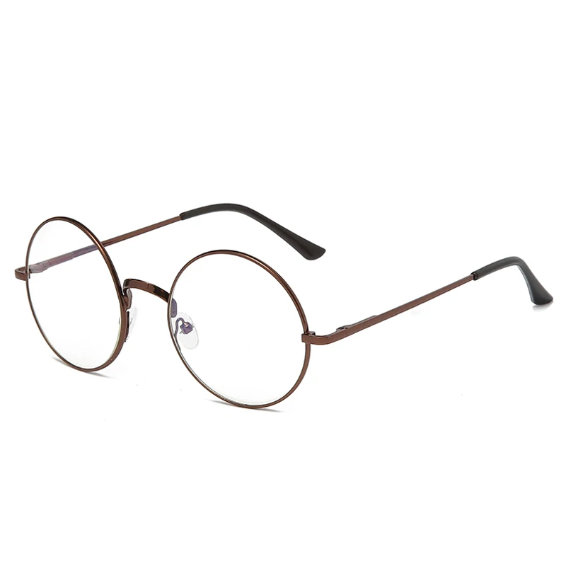 Seemfly очки для чтения, анти-синий светильник, компьютерные очки для женщин и мужчин, винтажные круглые оптические очки для чтения очков от 0 до+ 4,0 - Цвет оправы: Dark Coffee