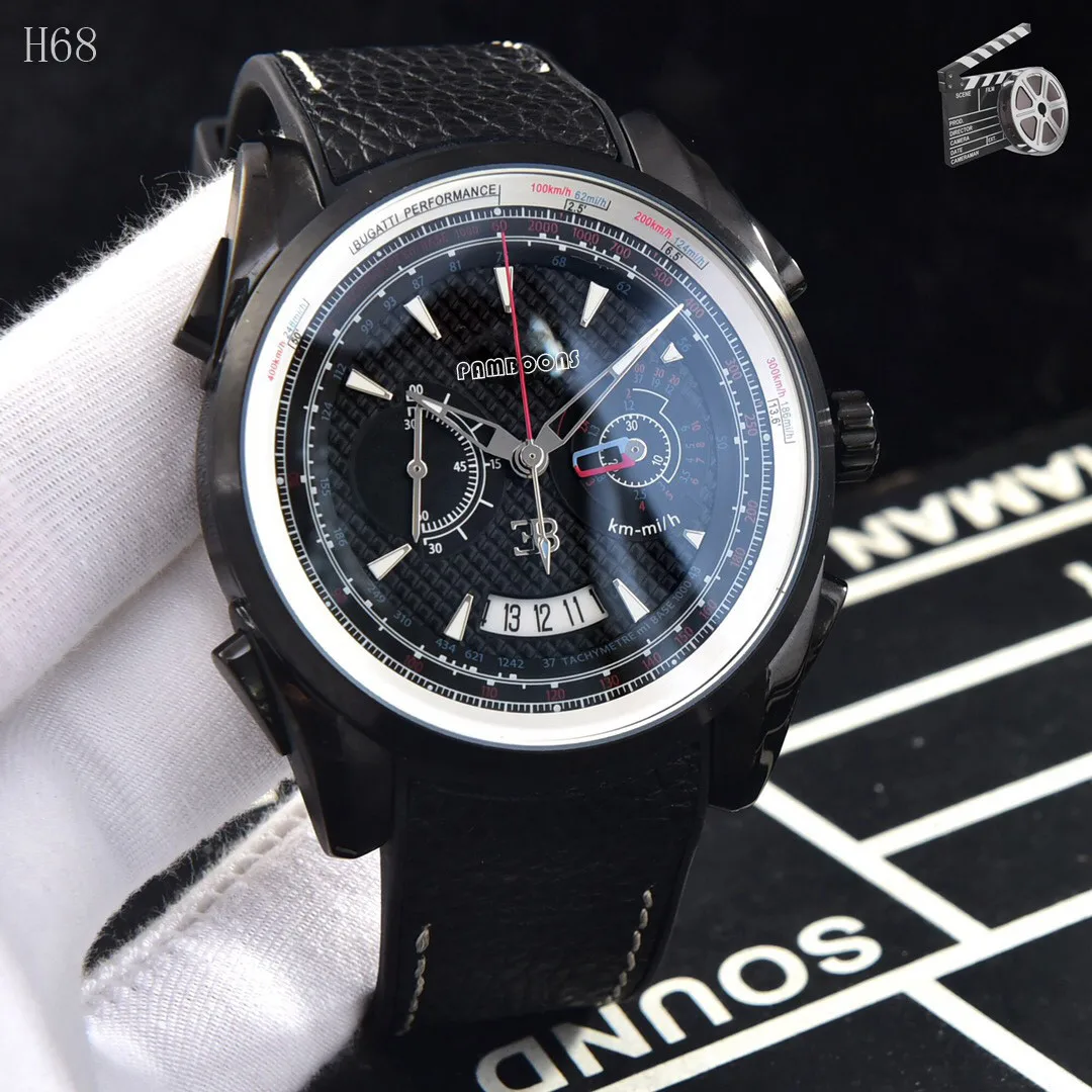 

New LAMP Design Mens Watches Top Brand Luxury Men Military Sport Wristwatch Leather Quartz Watch erkek saat Relogio Masculino