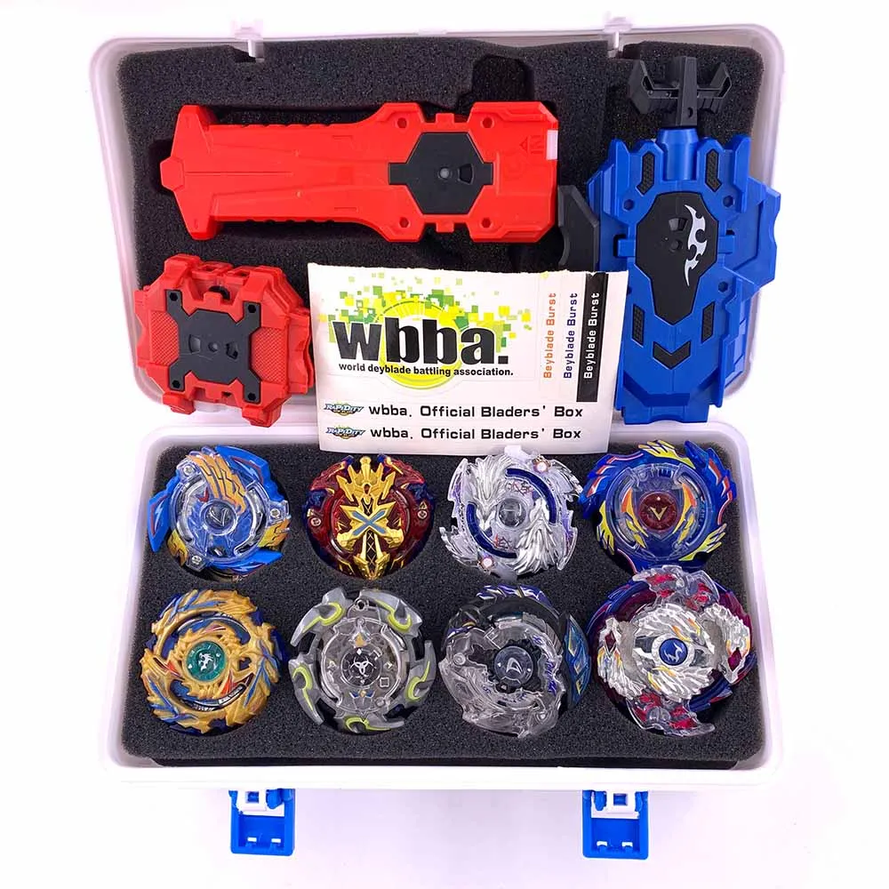 Волчок Beyblade с лаунчером Набор игрушек стартером и ареной Бог Бей блейд из металла