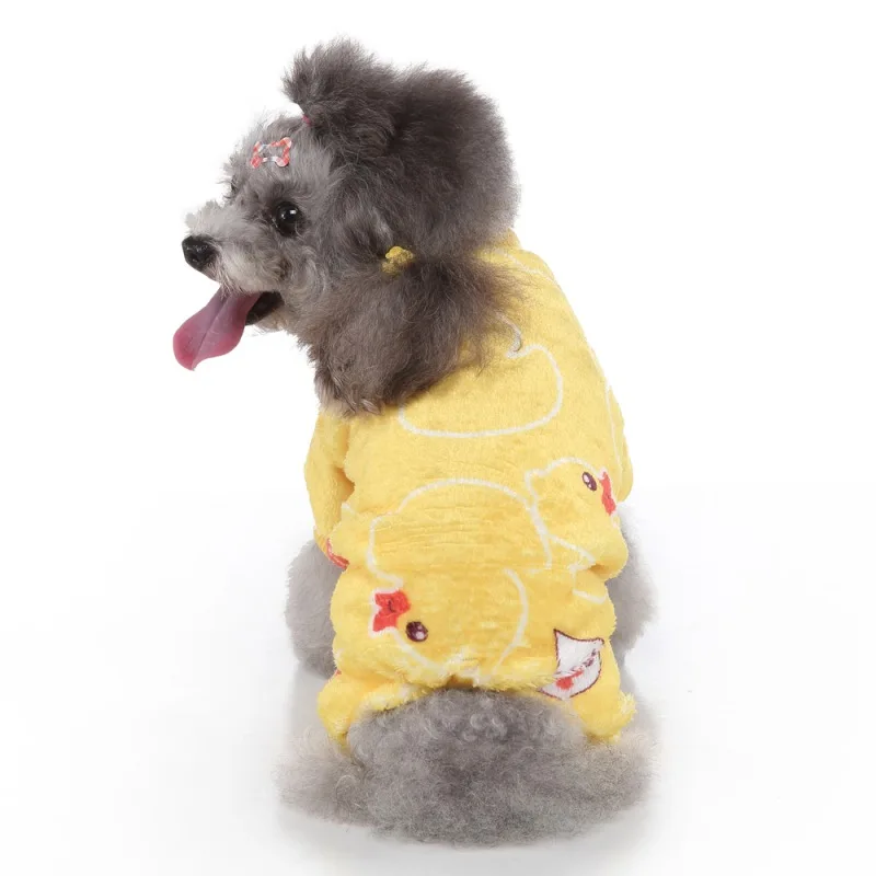 Pet Dog Clothes Jacket Pet Cat Practical Lovely Pajamas Small Medium Dogs Autumn Winter Costumes Pets Dogs Home Outfits Products