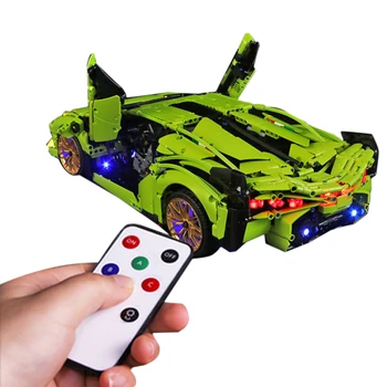

LED Lighting Kit For Lamborghini SiáN FKP 37 42115 (LED Included Only, No Kit) For Children Kids Toys - Remote Control Version