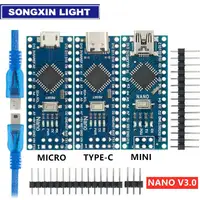 Micro/Mini/Type-C USB With the bootloader compatible for Arduino Nano 3.0 controller CH340 USB driver 16Mhz Nano v3.0 ATMEGA328P - Image 5