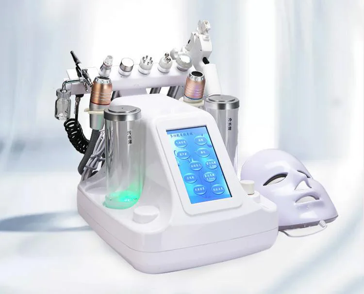 Версия Мехорада 10 в 1 máquina de rejuvenecimiento лица para el cuidado de la piel con chorro de oxígeno