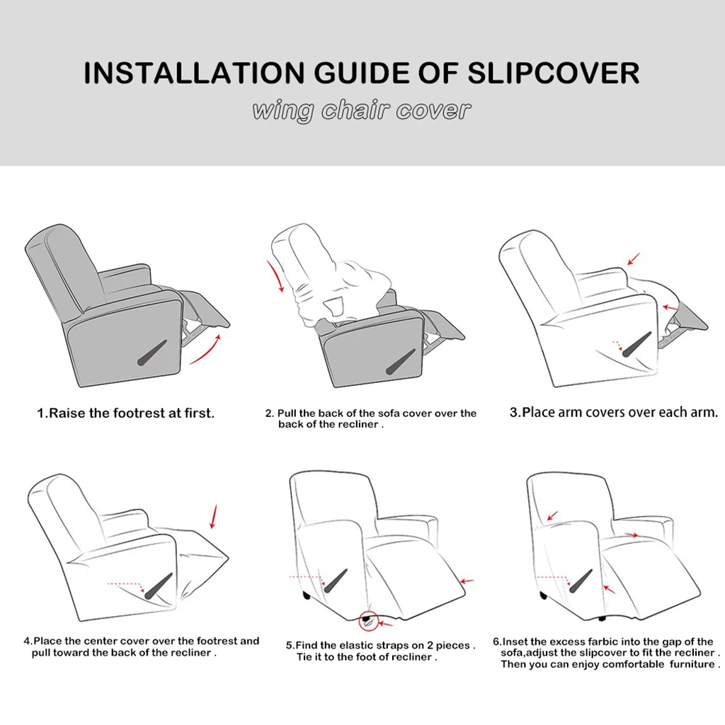 Elastic Sofa Recliner Cover Lazy Boy Slipcover High Stretch Sofa Cover Dirt-proof Armchair Recliner Slipcover Home Decor Elastic Sofa Recliner Cover Lazy Boy Slipcover High Stretch Sofa Cover Dirt-proof Armchair Recliner Slipcover Home Decor