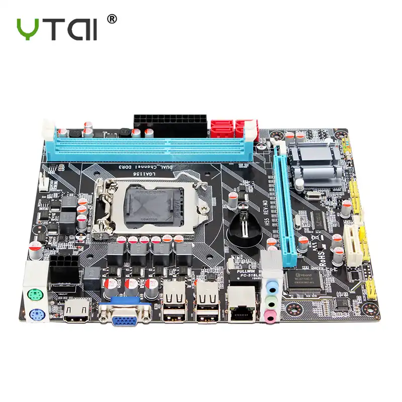 H55 Motherboard Set Kit With Lga 1156 Intel Core I3 550 3 2ghz Cpu 16g 2 4gb 1600mhz Ddr3 Pc Desktop Memory Ram Micro Atx Motherboards Aliexpress