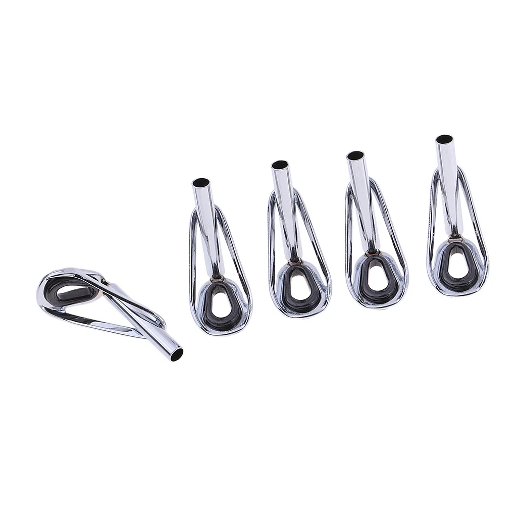 5X Useful 26mm Fishing Rod Guides Tip Top Eye Line Rings Building Repair Kit
