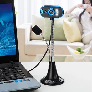 

Webcam 8MP HD Web Camera for Skype with Built-in Microphone USB Plug and Play Video Camera, Widescreen Video