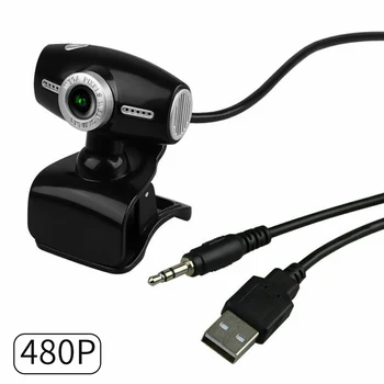 

Video Calling Desktop Computer Web Camera USB 2.0 Online Teaching With Microphone PC Laptop Gaming Full HD Home Office Business