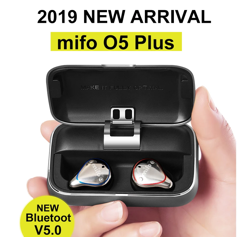 Koop Mifo O5 plus Mini TWS In Ear Oortelefoon Draadloze Bluetooth Oordopjes Waterdichte Sport HiFi Bass Stereo Ruisonderdrukking oordopjes