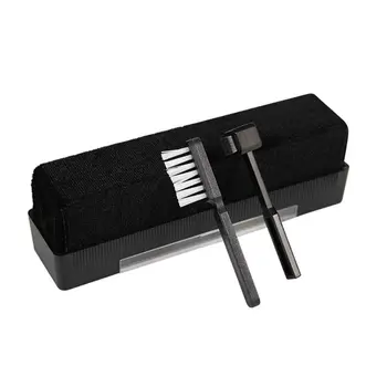 

1Set Carbon Fiber Velvet Anti Static Cleaning Brush for LP Vinyl Records Tools