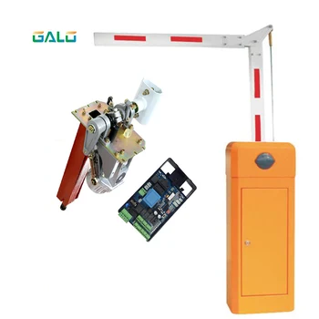 

RFID card access control 5 million operations time Folding boom gate Car Parking Equipment 90 Degree Folding Arm Boom Barrier