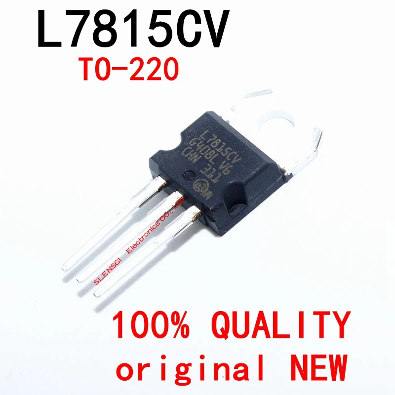 10 pces l7815cv l7815 to220 7815 lm7815 to-220 novo e original chipset ic