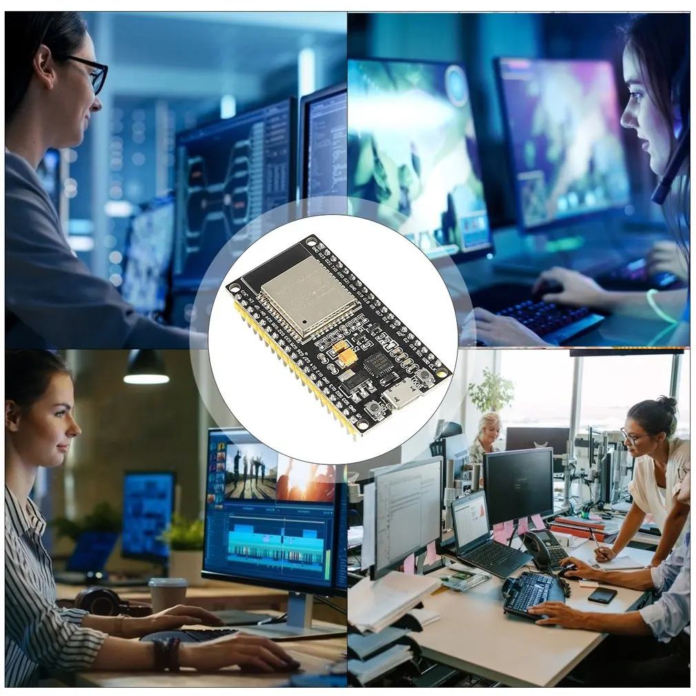 ESP32 Development Board Wireless WiFi +Bluetooth-compatible Dual Core CP2104 Filters Module 2.4GHz RF ESP32 High Quality