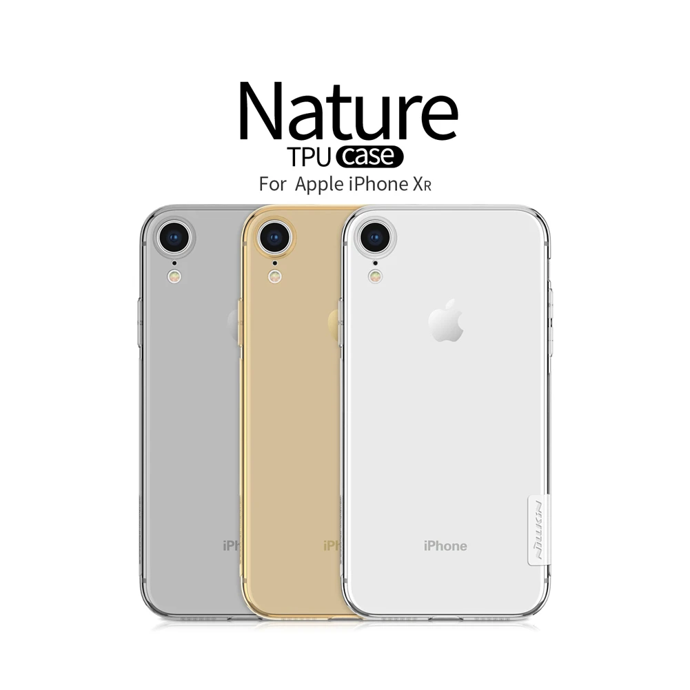 For iPhone X XS XR XS Max Case Nillkin Nature Transparent Clear Soft Silicon TPU Protector Cover for iPhone XS Max Back Cover iphone se waterproof case