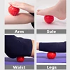 Durable PVC Spiked Massage Ball Trigger Point Sports Fitness Hands And Feet Plantar Pain Relief Fasciitis Relief 9cm Sports Ball 5