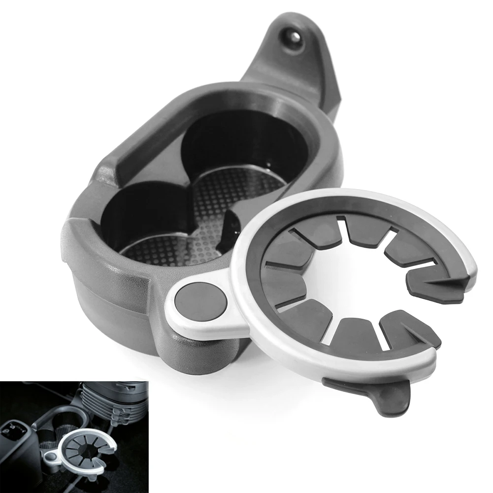 VODOOL Car Center Console Drink Holder Beverage Mount for Mercedes-Benz Smart Fortwo 451 Car Cup Holder Bottle Tray Organizer