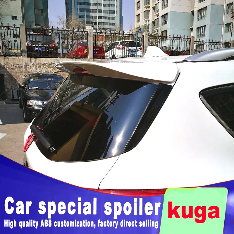 Новый обтекаемый стиль 2013 2014 2015 2016 2017 для ford escel kuga ST заднее окно крыло спойлер из