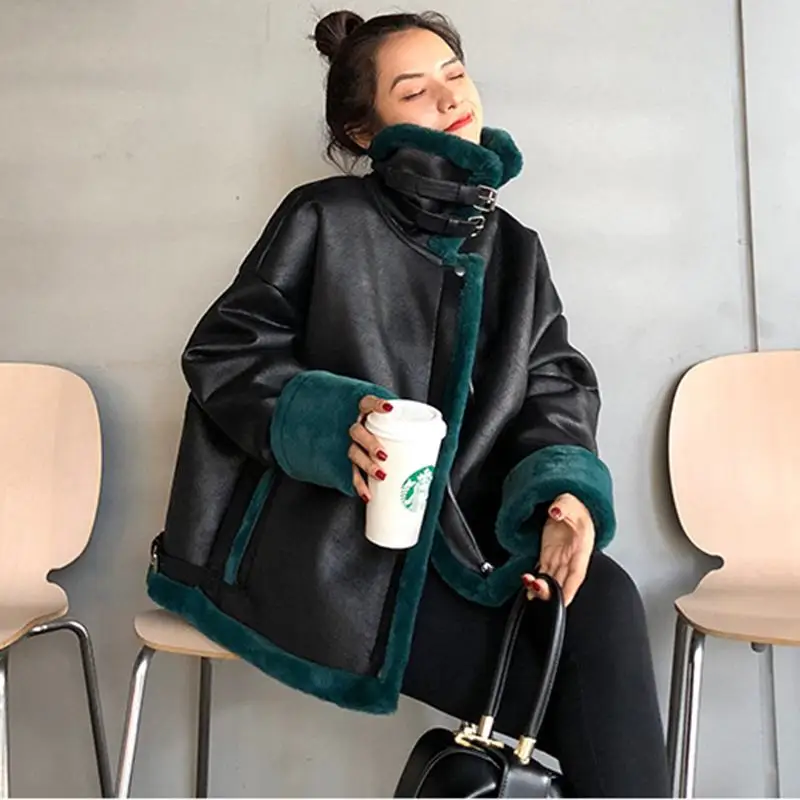 Women New Mink Fur Outcoats Female Hooded Fur