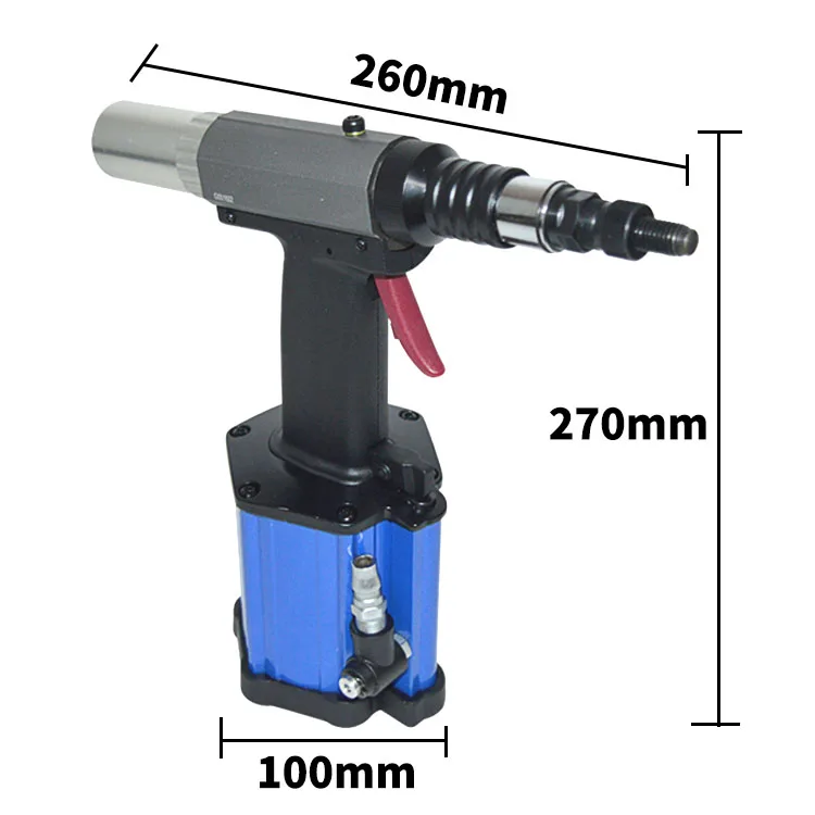 Автоматические Пневматические клепки пистолет M2312 клепки пистолет подходит для всех видов резьбовые буксы из M3 ~ M12