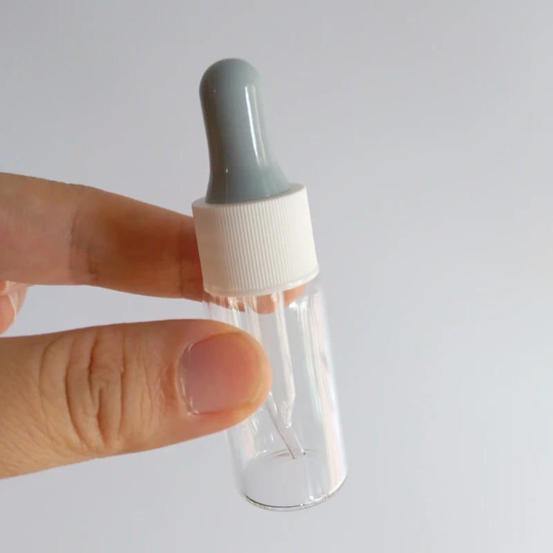 

30pcs/lot glass vials 10ml tiny small glass jars with pp rubber lid Hyaluronic acid/Essence bottle Essential oil bottle
